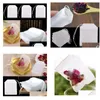 Tea Infusers 10000Pcs/Lot Fashion Empty Teabags Bags String Heal Seal Filter Paper Teabag 5.5 X 7Cm For Herb Loose Drop Delivery Hom Dhrb5