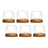 Wine Glasses Glass Tea Cup Mug Drinkware Water Coffee Mugs Espresso Cups Double Wall For Juice Cappuccino Milk