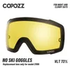 COPOZZ 21100 Ski Goggles Magnetiska ersättningslinser Icke-polariserade 240109