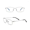 Montature per occhiali da sole Belight Optical Men Classic Business Forma quadrata Design Occhiali da vista in vetro Montatura per occhiali 50252