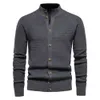 Automne et hiver nouveau Cardigan hommes mode pull de haute qualité affaires pull tricots hommes