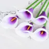 Fiori decorativi Decorazione bouquet da sposa: 10 pezzi di giglio di calla artificiale al tocco reale per composizioni floreali per la casa da sposa