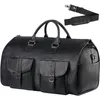 Carry-On Garment Bag Stor Duffel Bag Suit Travel Bag Weekend Väska flygväska med skopåse för män Kvinnor 240109