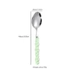 Forks Stainless Steel Spoon Smooth Touch Pearl Handle Anti-corrosion Anti-rust Dinner Fork/fruit Pick