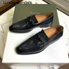 Berluti – chaussures d'affaires en cuir de veau Oxford, faites à la main, de qualité supérieure, décontractées, à la mode et belles, One Step Lazywq