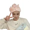 Towel Microfiber Shower Cap Bath Hats For Women Dry Hair Quick Drying Soft Drop Ship