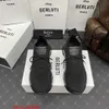 Playoff lederen sneaker BERLUTI Casual schoenen voor heren Schaduwgebreide sportschoenen Mesh hoes voor heren met veters Lage casual schoenen HBNS