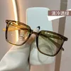 Sunglasses TR90 Gradient Ultra Light Large Frame Advanced UV Resistant PC Anti Polarization Glasses For Women