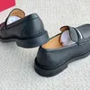 Black Fullgrain Leather Slipon Loafers Designer Mens Classic Striped Minimalist and Durable Casual Shoes 240110