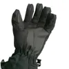 1 par de guantes de esquí de nieve negros impermeables -30 guantes de snowboard cálidos de invierno hombres mujeres motocross a prueba de viento ciclismo motocicleta negro 240109