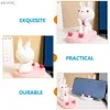 Cell Phone Mounts Holders kawaii Rabbit Phone Holder Mobile Stand Pink Car Decorations Dock Wireless Animal Mount YQ240110