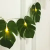 Strings Artificial Battery Operated Beach Theme Garland LED Garden String Lights Wedding Decoration Leaves Light Fairy