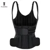 Corsé de vaina de gran tamaño personalizado y fajas bustier colombianos moldeadores de cuerpo chaleco de látex con cinturones de entrenamiento de cintura 240109