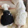 Hundkläder vinter chihuahua klänning elegant valp doggy kläder miniatyr pinscher York pomeranian shih tzu poodle pet kläd kjol