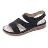 2024 Casual Sandals Summer Women Fashion Fish Mouth Female Wedge Heel Slip-On Light Comfortable Beach Shoes Zapatos De Mujer 93903