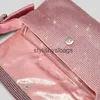 Totes Luxe Rhinone Dames Schoudertassen Designer Diamanten Flap Dame Handtassen Glanzend Kristal Mesh Avondfeest Portemonnees Dames 2023stylishyslbags