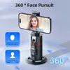 Selfie Monopods Factory Intelligent Ai Face Recognition 360 Mobile Ptz Tik Tok Live Stream Selfie Stick Rastreamento Panorâmico Anti-Shake YQ240110