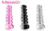 Meselo Perle di vetro Plug anale Giocattoli del sesso gay per uomini Donna Vagina Dildo Masturbatore Prodotti Bdsm Ano Butt Plug Bead Grande giocattolo adulto Y9992235