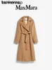 Alpaca Coat Maxmaras Wool Coat Samma material Maxmara Women's Manuela Fleece Classic 1016141906