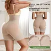 Taillen-Bauchformer MISTHIN Hohe Taille Steuerhöschen Doppelte Stap-Shapewear für Frauen Nahtlose Sicherheitshosen Taillen-Körperformer-Shorts Q240110