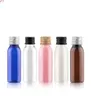 100PCS 30ML Empty Plastic Bottle With Aluminum Screw Cap Plug Cosmetic Container Travel Kits Portable PET Lotion Creamhigh qty4928534