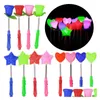 Inne świąteczne zapasy imprezowe LED Flashing Light Up Sticks Glosing Rose Heart Magic Wands Party Night Activent Concert Carniva Dhkw2