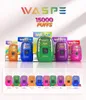 2024 Nouveaux arrivages Original Waspe Puff 15000 12000 1000 Disposable Vape Pod Device Puff 15k 12k 10K RECHARGAGE OPTIONNEL