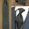 Cravatte da uomo a righe geometriche a quadri floreali a pois multicolori Cravatte da uomo in seta 100% accessori eleganti regalo per uomo 240109