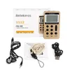 Radio Retekess V112 New AM/ FM Stereo Radio Portable Digital Tuning Radio Mini Mottagare utomhusradio w/ hörlurarna Lanyard laddningsbar