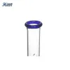 15.7 Inches Glass Bong Hookahs Double Showerhead Percolator Beaker Water Pipe Borosilicate Glass Smoking Pipe with 14mm Joint