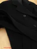 MAXMARAS Women Cashmere Coat 2024 Winter M Classic 101801 Czarne podwójne piersi dla mężczyzn i damskiej wysokiej klasy RJY6