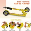 Funwater 2'si 1 arada Kick Scooter Snower Snow Slic Scooter Dönüşüm Kiti Katlanabilir Vücut Hafif Ağır Ağırlık Ayarlanabilir Yükseklik Tutucu Çocuklar İçin Toddlre Scooter Erkek ve Kızlar