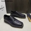 Berluti Business Leather Shoes Oxford Calfskin Handgjorda toppkvalitet ultima tjock sula patina forntida färgad klänning trendwq