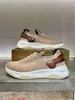 Playoff Leather Sneaker BERLUTI Men's Casual Shoes Berluti 23 Autumn/winter Shadow Beige Cashmere Patchwork Knitted Sports Shoes for Men HB43