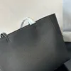 espelho qualidade caviar couro sacola grande preto sacolas de compras para mulher nova sólida bolsa de axilas embreagem bolsas de luxo com zíper bolsa de livro de estudante