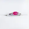 Cluster Rings Per Jewelry Natural Real Ruby Simple Ring 925 Sterling Silver 0.6ct Gemstone Fine For Men Women T236198