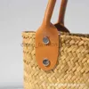 Totes Handmade Woven Handheld Women's Bag Fashionable and Elegant Handheld Small Beach Resort Bagcatlin_fashion_bags