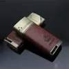 New Metal No Gas Lighter Refillable Butane No Gas Outdoor Windproof Cigar Lighter Unusual High-End Men's Gift