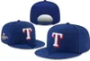 2024 Mode Baseball Sun Caps Ranger Champions World Series Toutes les équipes pour hommes Femmes Football Chapeaux Snapback Strapback Hip Hop Sports Hat Mix Order A1