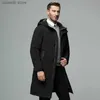 Men's Down Parkas Men Long Duck Down Coats New Winter Hooded Casual Down Jackets High Quality Male Outdoor Windproof Warm Jackets Mens Clothing T240110