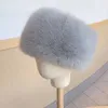 Berretti Cappello in pelliccia sintetica in fibre acriliche Moda soffice russo 8 colori da donna peloso all'aperto