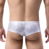 Onderbroek Heren Slipje Ondergoed Mannen Bikini Effen Boxers Cueca Sexy Pailletten Boxershorts Mini Trunks Man U Pouch Gay