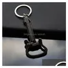 Openers 200Pcs Gift Zinc Alloy Beer Guitar Bottle Opener Keychain Keyring Key Chain Ring Drop Delivery Home Garden Kitchen Dining Bar Dh2U8