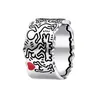 2024 Designer Pandoraring Dora's Band Anneaux Yellover Argent Petite Forme Lumière Luxe Polyvalent avec Sense Sparkling Meteor Ring Comme Cadeau pour les Femmes