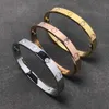 Klassieke Cartres-armband Kajia vijfde generatie 18k gouden schroevendraaier kleurloze paarpersoonlijkheid