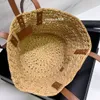 10A Mirror Quality Bucket Bag, modedesigner Bag Luxury Handbag Classic Tote Bag Raffia Woven Armpit Bag French Slouch Style Women's Bag