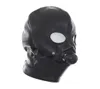 Moda gimp tam maske kaput açık gözler w ağız top gag esaret fetiş kısıtlama r1726555532