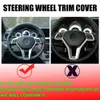 New Car Steering Wheel Frame Trim Cover For Mercedes For Benz C E CLA CLASS W204 W212 W117 C172 C218 2012-2014 For AMG Style