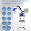 Professional Skin Rejuvenation 10 in 1 Hydrating Reduce Redness Wrinkle Scar Removal Pore Shrinking PDT 7 LED Colors + RF Dermabrasion Machine