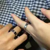 Diseñador de moda Anillos de marca Lucury Grabado Letra G Hombres Mujeres Joyería de acero inoxidable Hombre Anillo casual de alta calidad para mujeres regalo